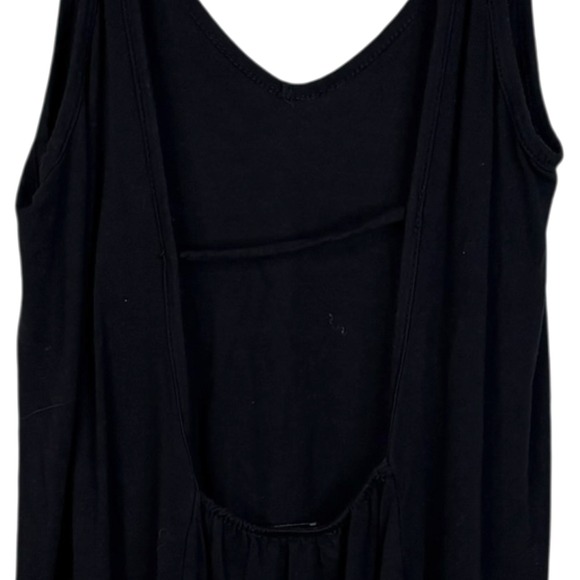 Womens M Mini Dress Black Y2K Whimsygoth Vamp Witchy Fairy Grunge Minimalist - Picture 3 of 7